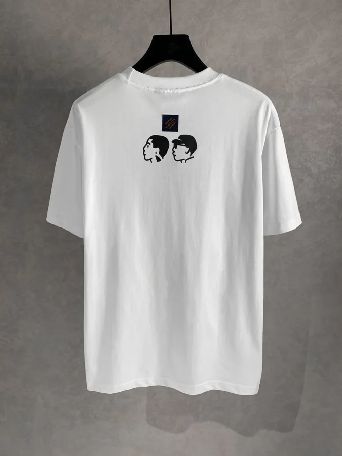 Nigo Collaboration Round Neck T Shirt with OS Drop Shoulder Fit
