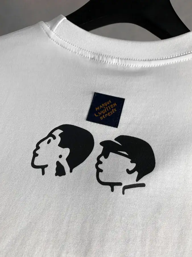 Nigo Collaboration Round Neck T Shirt with OS Drop Shoulder Fit