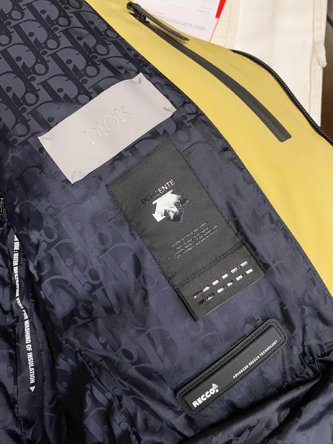 Premium Ski Jacket Collaborative Design with Di0r, 90% Goose Down Fill
