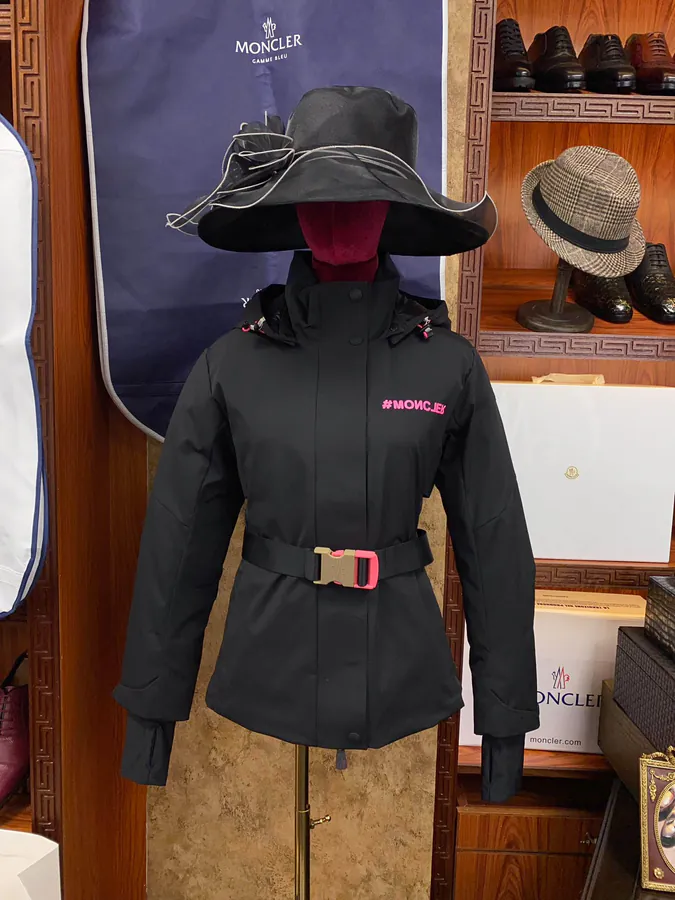 Moncl 2024 New Women's Ski Jacket with Waterproof and Breathable Insulation