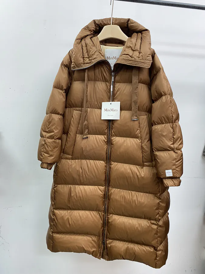 Max Mara Premium Long Down Coat for Women