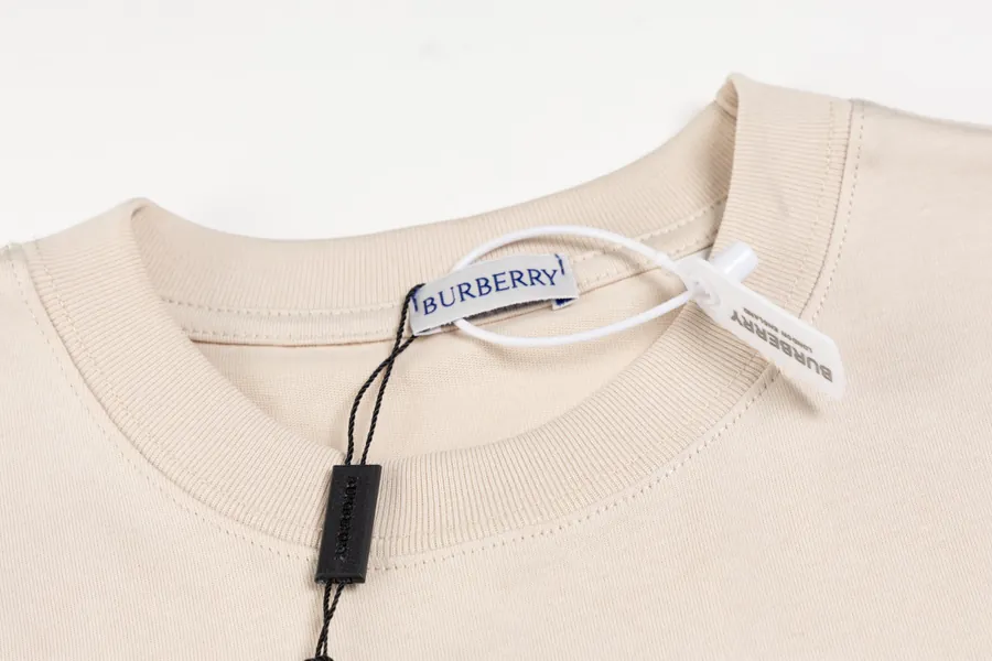 Burberry Barbour Small Bee Plush Short Sleeve T Shirt, Oversized and Casual Fit