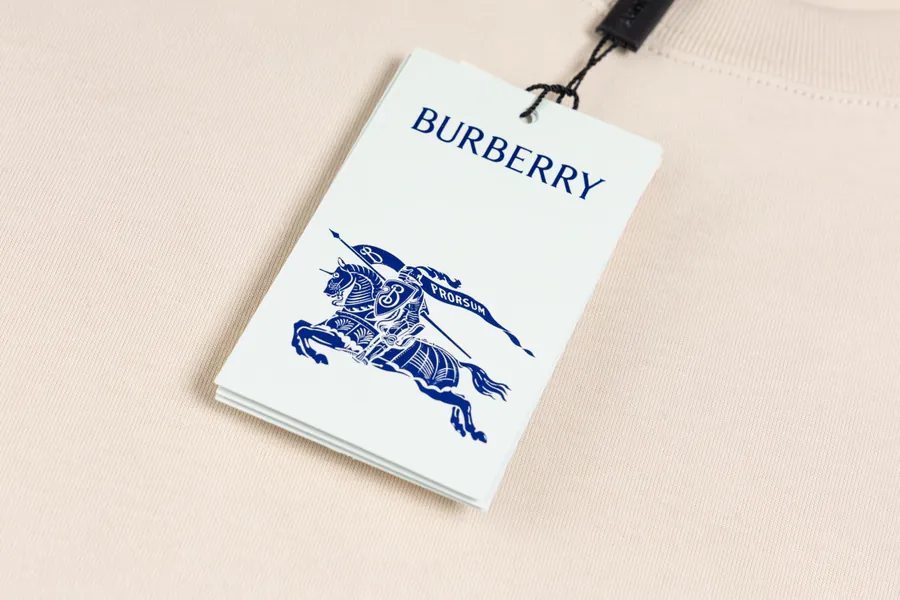 Burberry Barbour Small Bee Plush Short Sleeve T Shirt, Oversized and Casual Fit