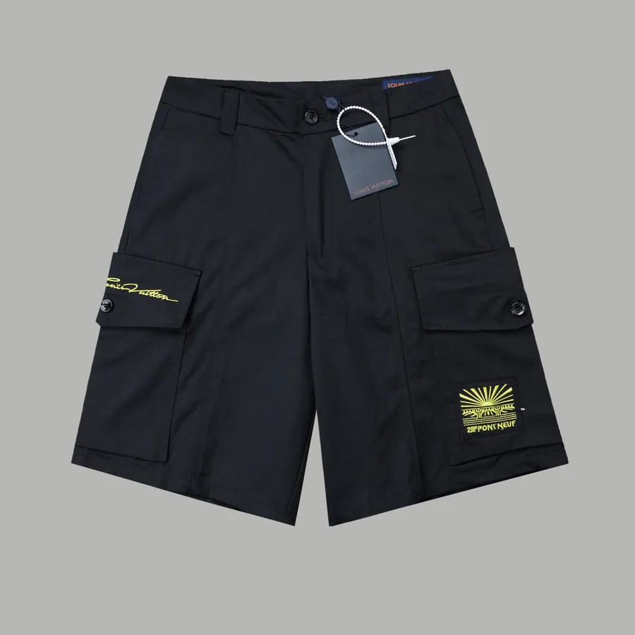25SS New Workwear Shorts with LV Pont Neuf Embroidery