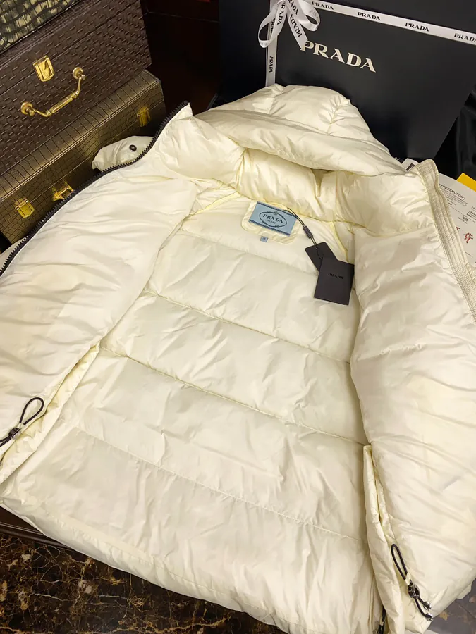 PRAD@ Ladies Hoodie with 95% White Goose Down