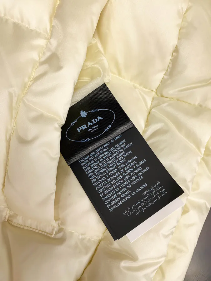PRAD@ Ladies Hoodie with 95% White Goose Down
