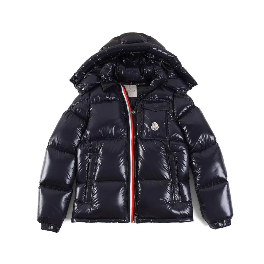 Montbeliard 19FW 三色条纹双拉链羽绒服