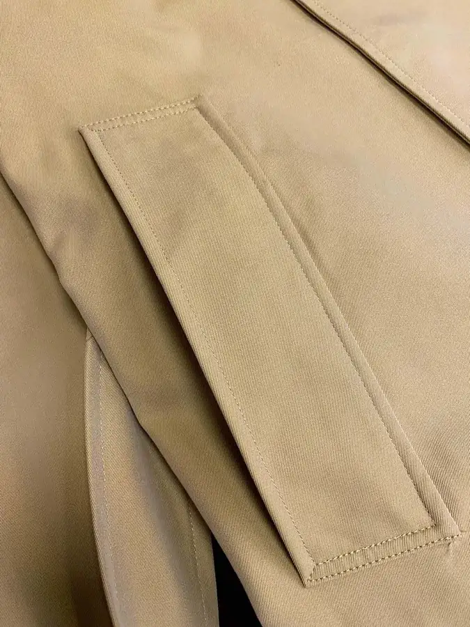 BBR Trench Coat in Linen Color