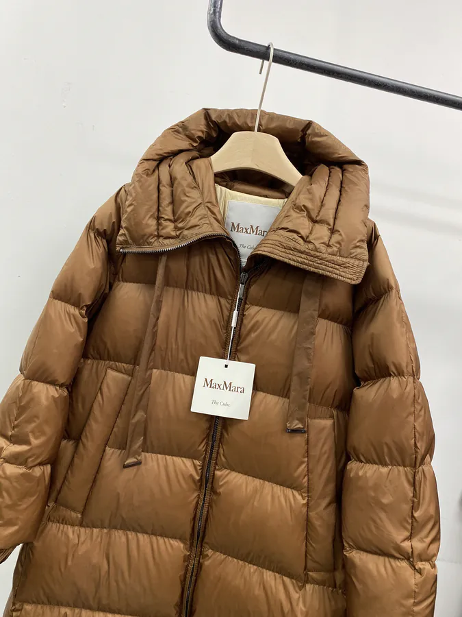 Max Mara Premium Long Down Coat for Women