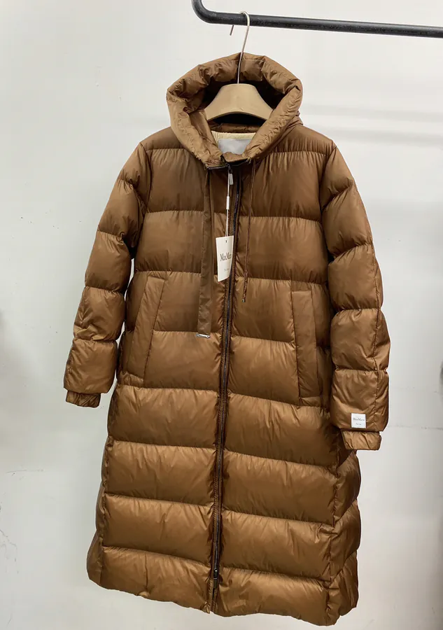 Max Mara Premium Long Down Coat for Women