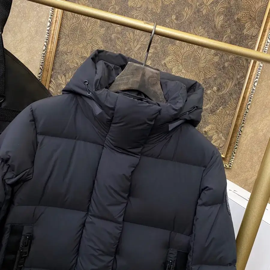 Canada Goose Long Coat Premium Quality, Unisex, Wild Wolf Fur Collar
