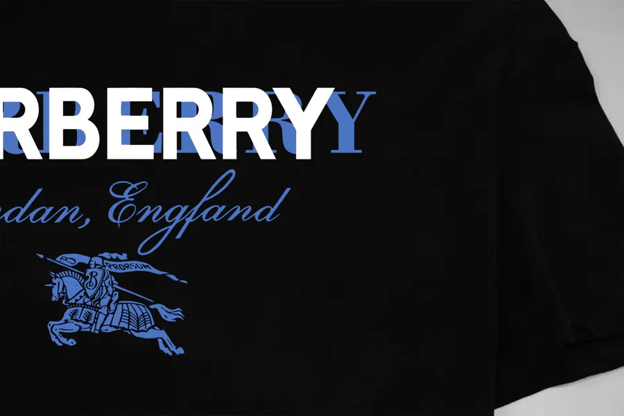 Burberry Classic Tartan Logo Print Cotton T Shirt