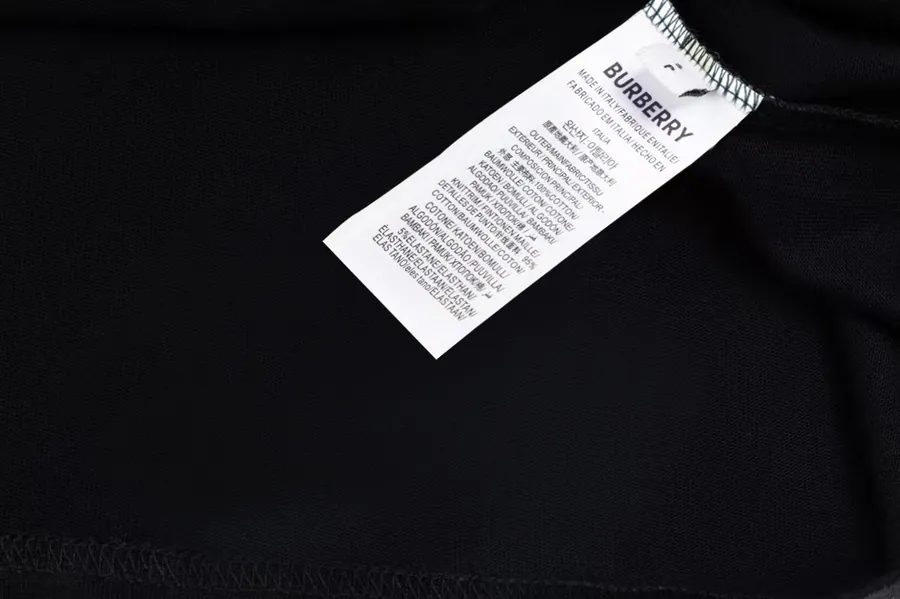 Burberry Classic Tartan Logo Print Cotton T Shirt