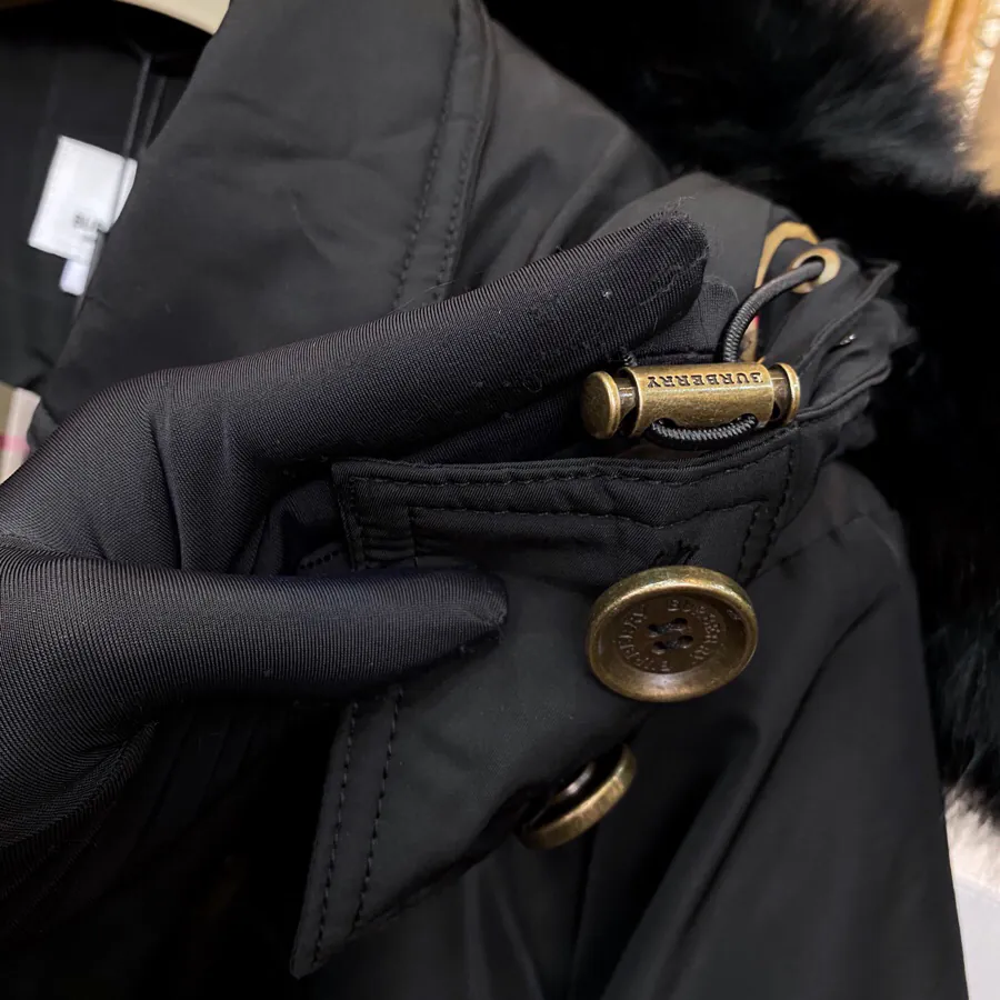 Burberry Long Women's Coat with Original Packaging
