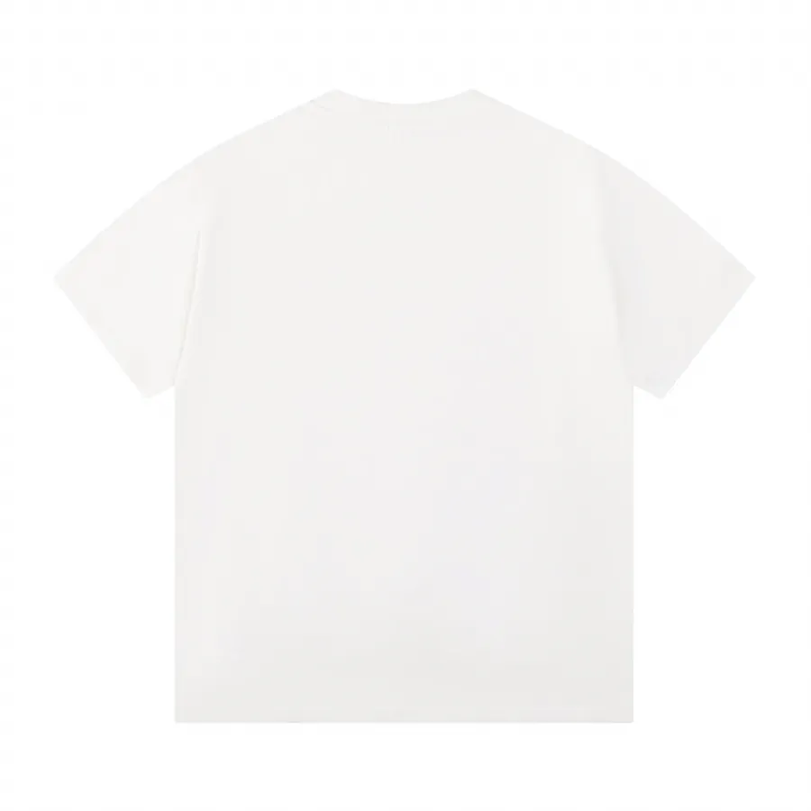1V Letter Print Short Sleeve T Shirt