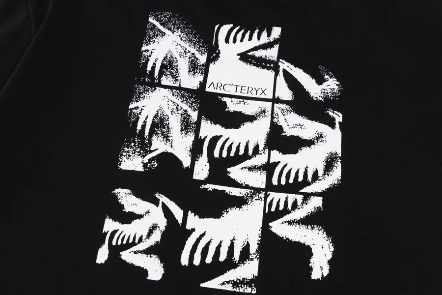 Arc’teryx Logo T shirt with Back Nine Grid Print