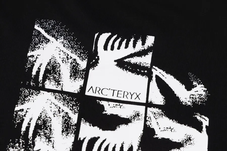 Arc’teryx Logo T shirt with Back Nine Grid Print