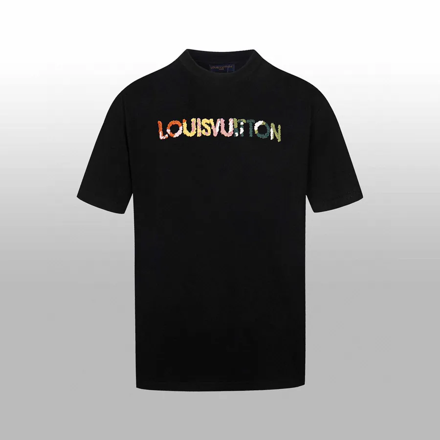 1V Apep Logo Embroidered情侣款 Short T Shirt