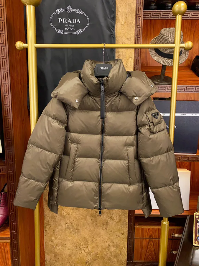 PRAD@ Ladies Hoodie with 95% White Goose Down