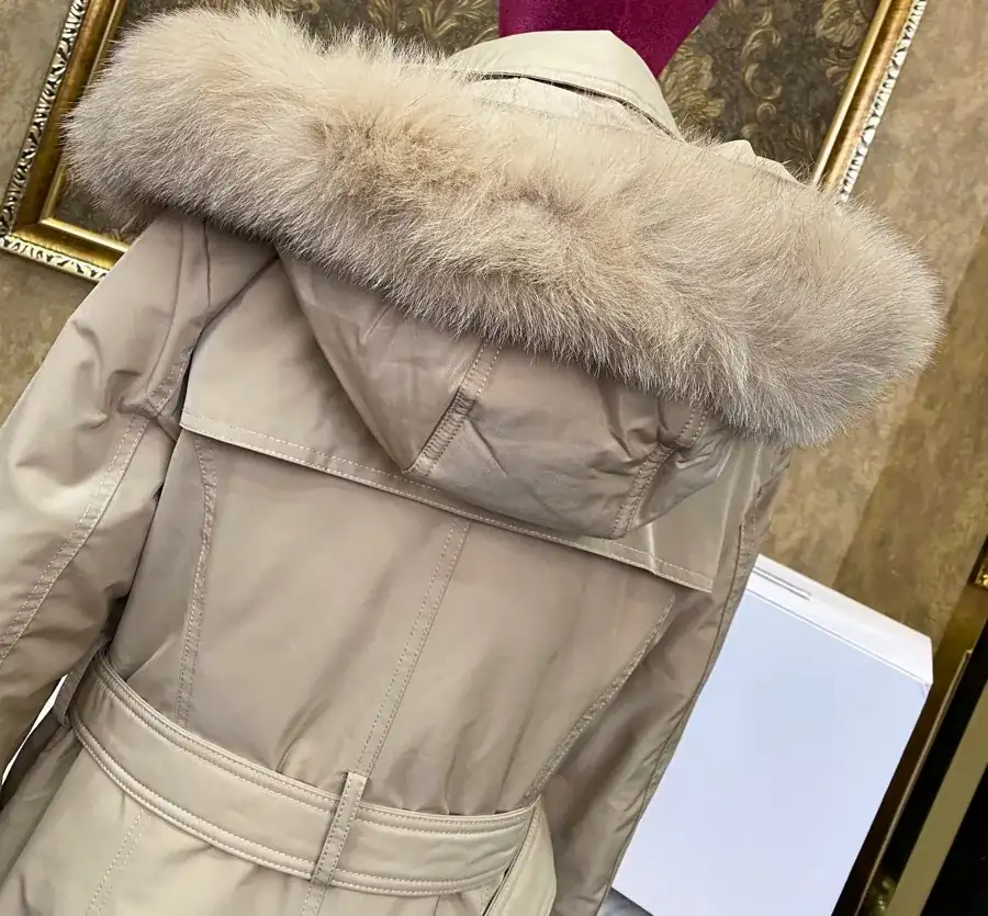 Burberry Long Women's Winter Down Jacket with Original Packaging