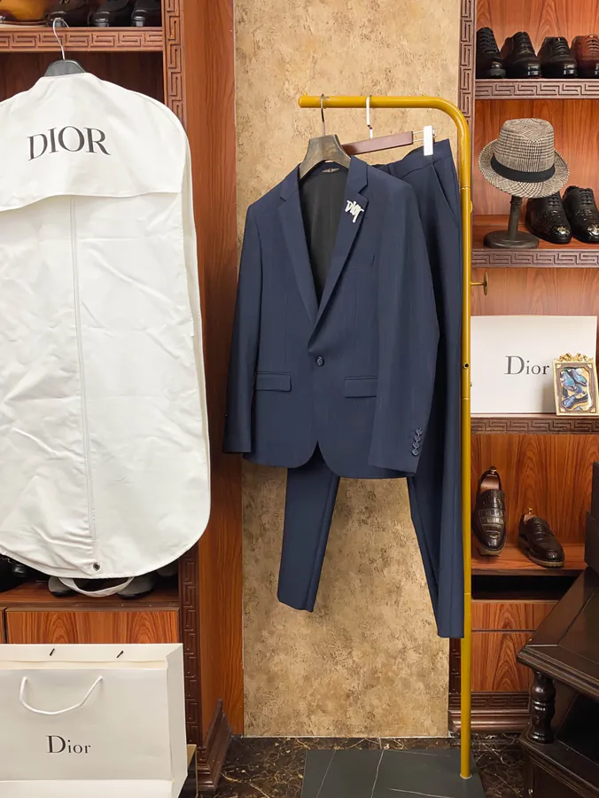 CD Dior Exclusive Noble Suit Set Business Formal Suit & Trousers