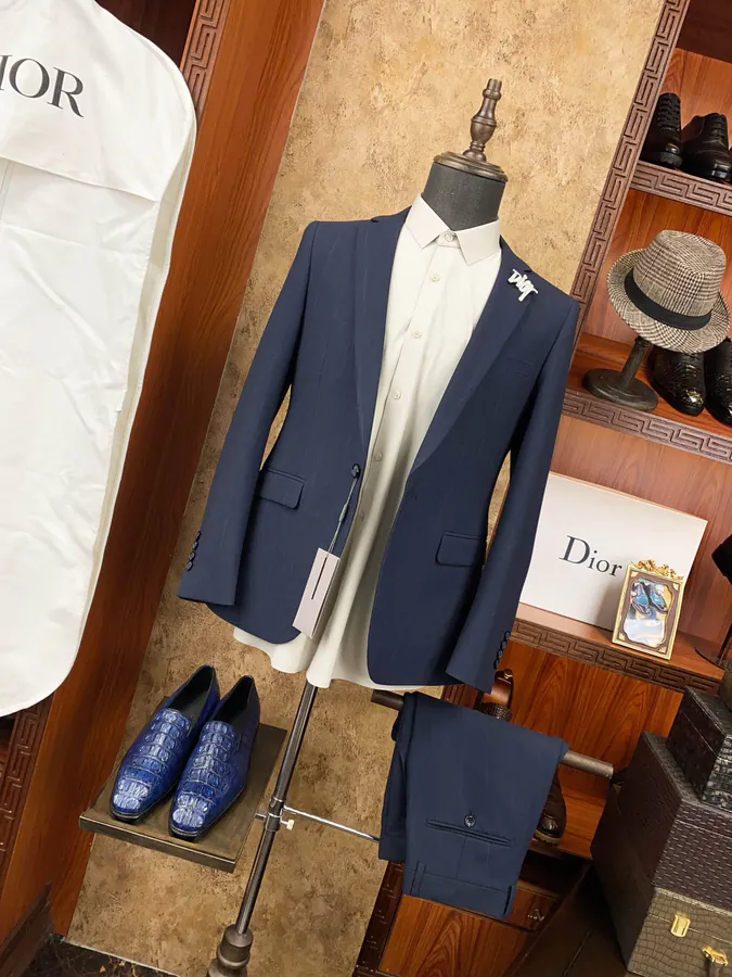 CD Dior Exclusive Noble Suit Set Business Formal Suit & Trousers
