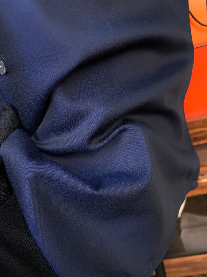 Hermès Men's Shirt Premium Fabric, Anti Fold and Iron Free