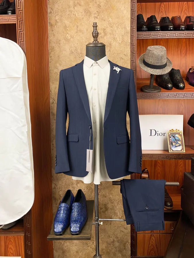 CD Dior Exclusive Noble Suit Set Business Formal Suit & Trousers