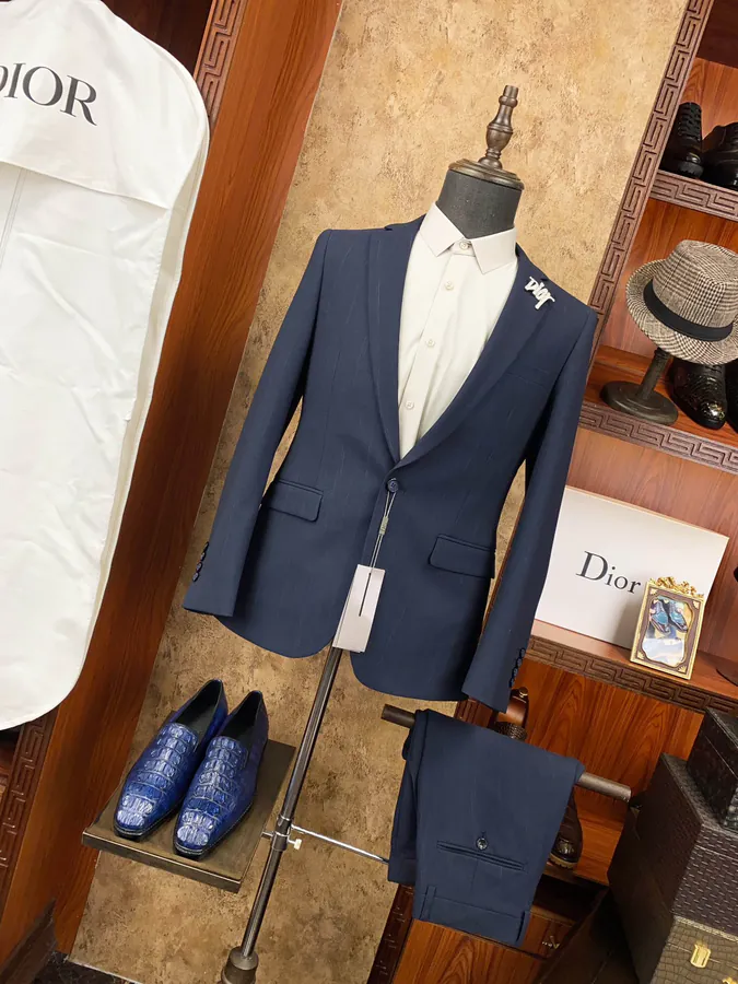 CD Dior Exclusive Noble Suit Set Business Formal Suit & Trousers