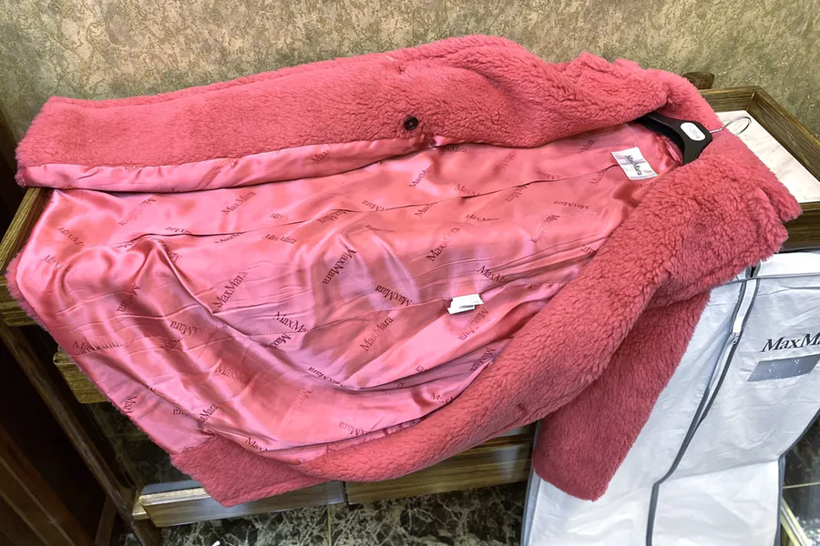MaxMara Teddy Bear Bag in Grained Cashmere