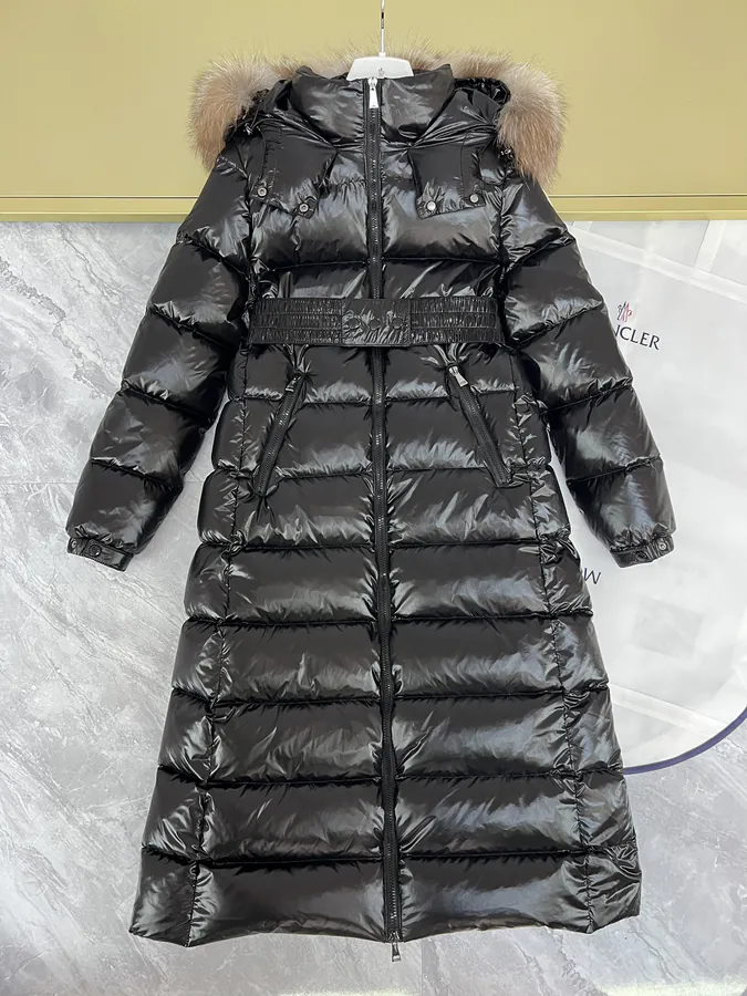 Monc er Hudson Ladies Fitted Plus Length Down Jacket