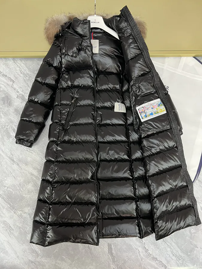 Monc er Hudson Ladies Fitted Plus Length Down Jacket