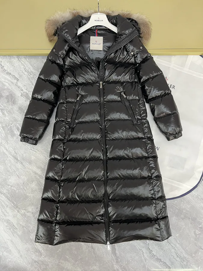 Monc er Hudson Ladies Fitted Plus Length Down Jacket