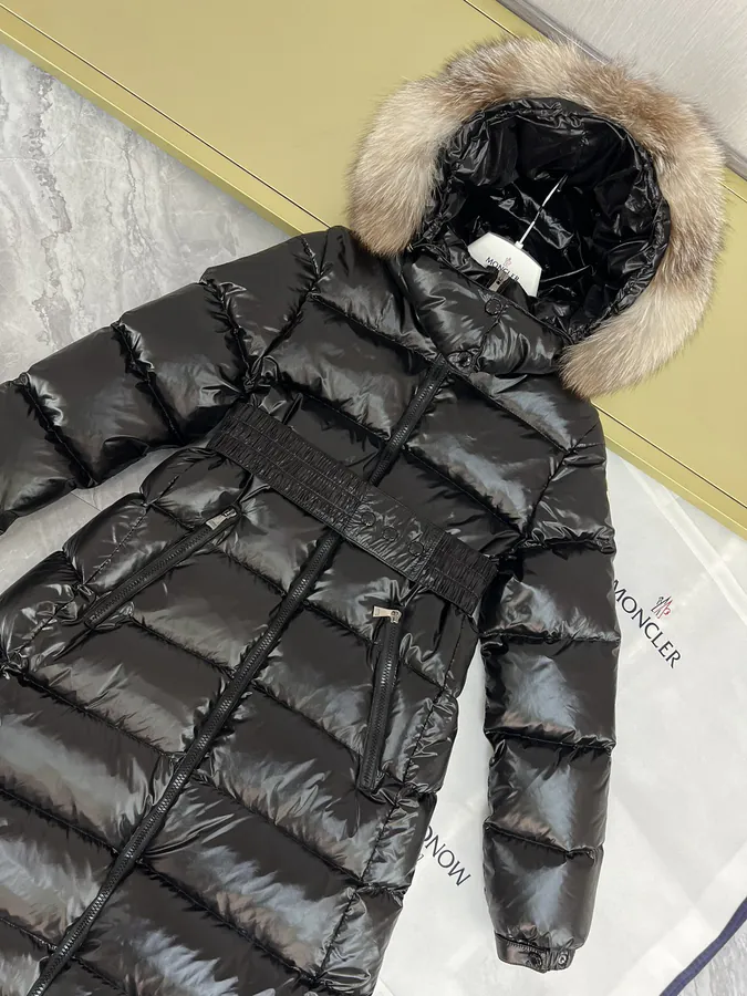Monc er Hudson Ladies Fitted Plus Length Down Jacket