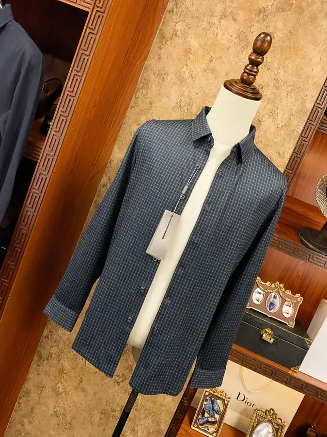 CD DIOR Men's Shirt Premium Fabric, Luxury Buttons, Perfect Fit