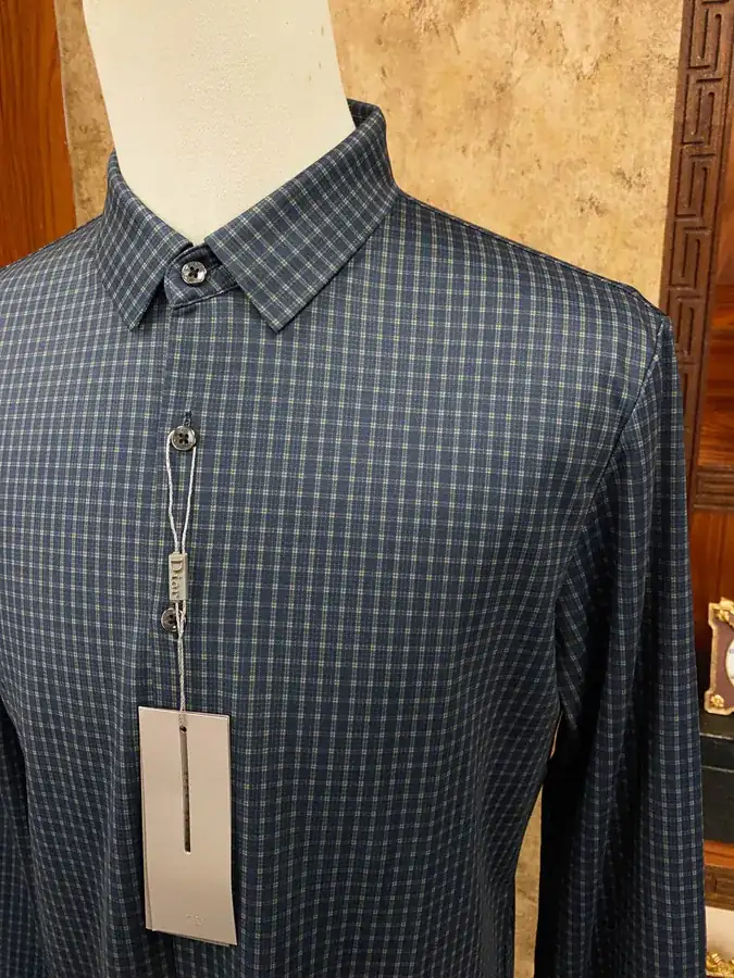 CD DIOR Men's Shirt Premium Fabric, Luxury Buttons, Perfect Fit
