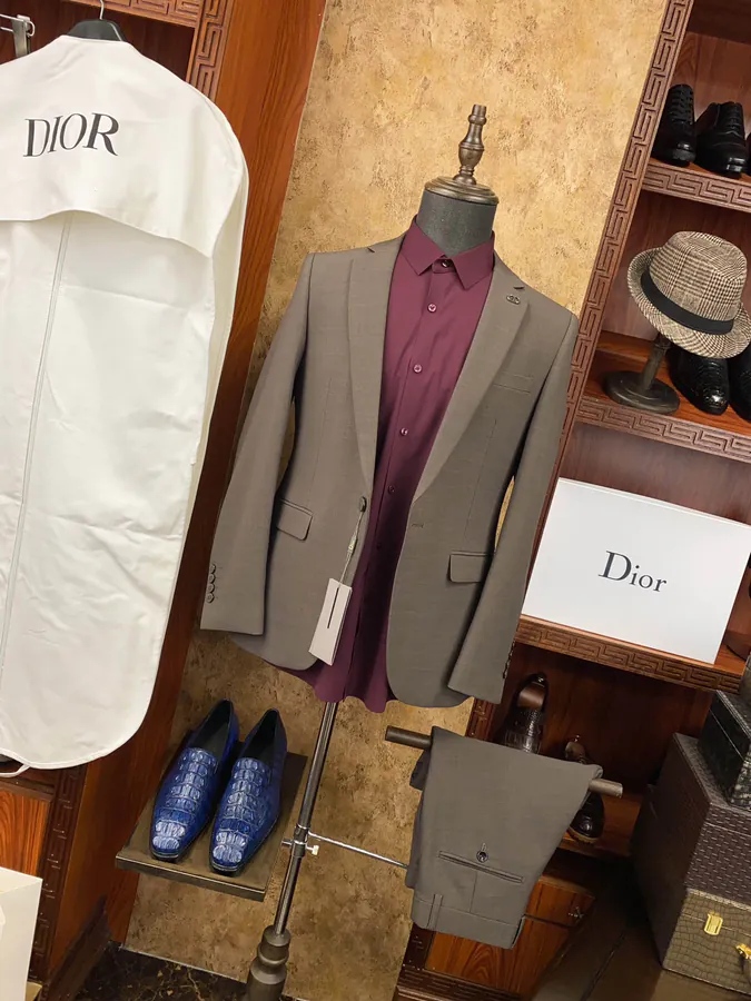 CD Dior Professional Suit Set Exclusive Luxury Menswear