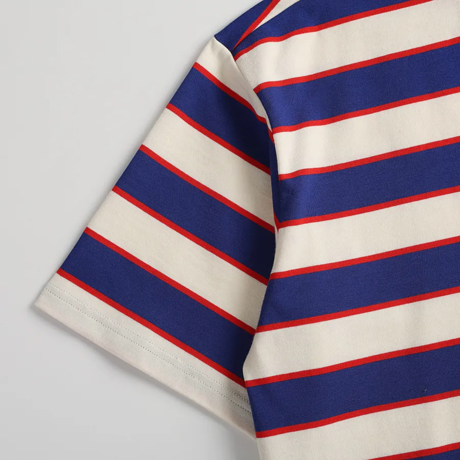 Custom Precision 60 Thread Striped Short Sleeve