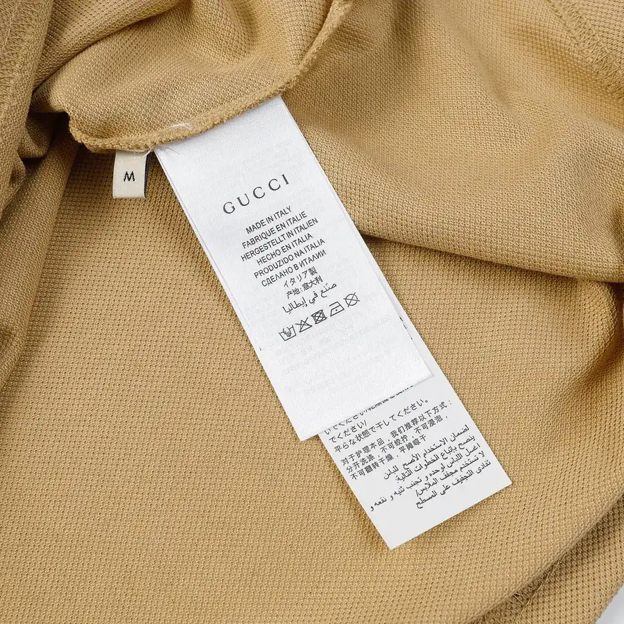 GUCC1 Summer New Polo Shirt with Collar Trim