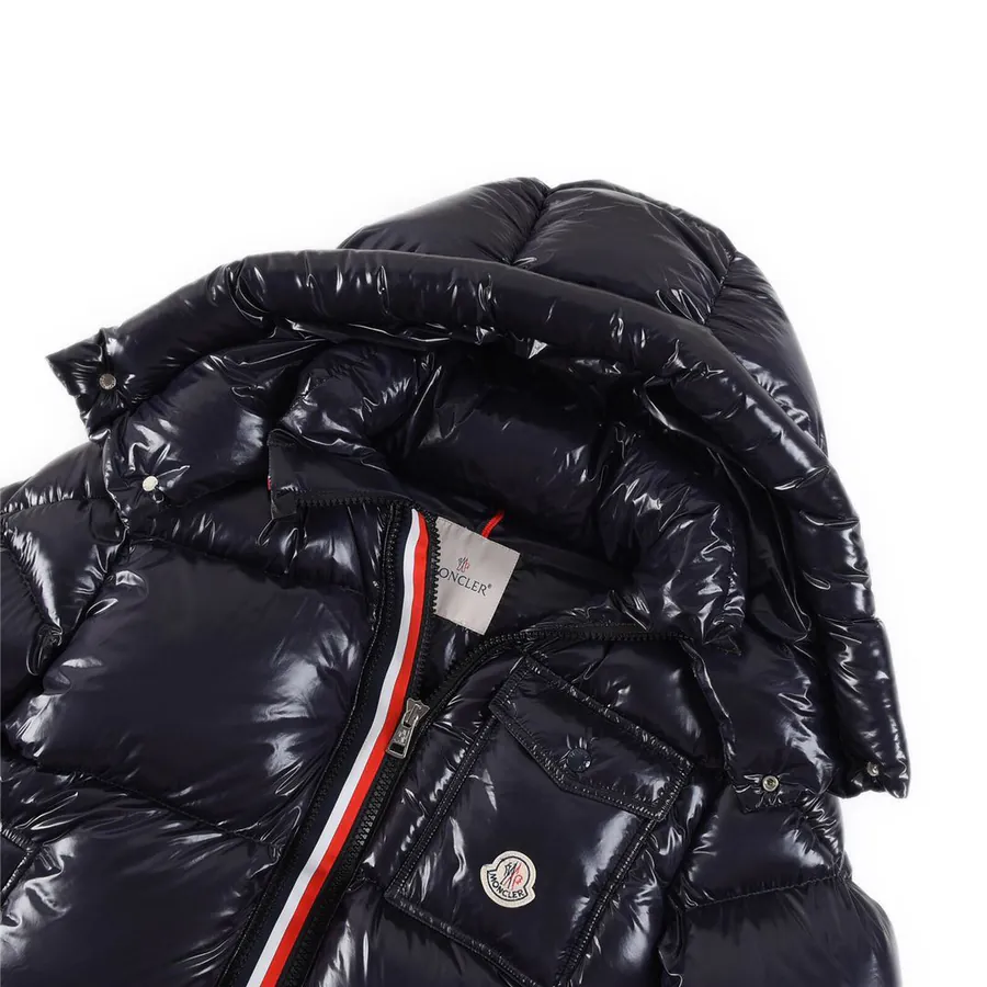 Montbeliard 19FW 三色条纹双拉链羽绒服