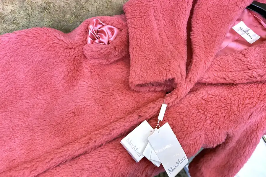 MaxMara Teddy Bear Bag in Grained Cashmere