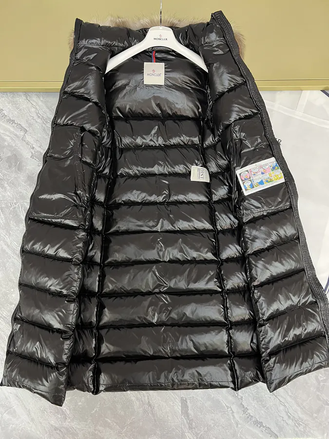 Monc er Hudson Ladies Plus Long Winter Coat