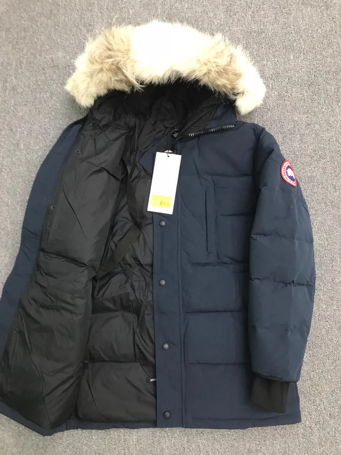 Canada Goose 14款男女同款羽绒服 狼毛毛领, 防风防水防尘抗邹面料
