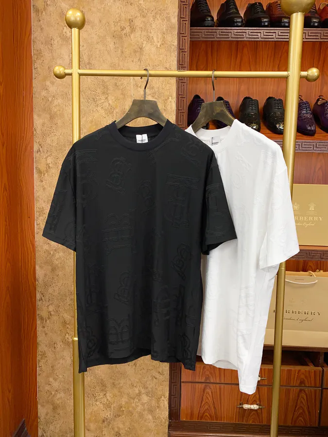 Burberry Barbour Letter Logo Print T Shirt