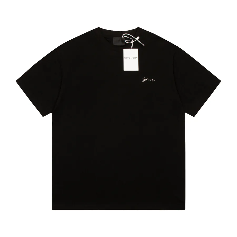 Giv Vintage Pattern Round Neck Short Sleeve T Shirt