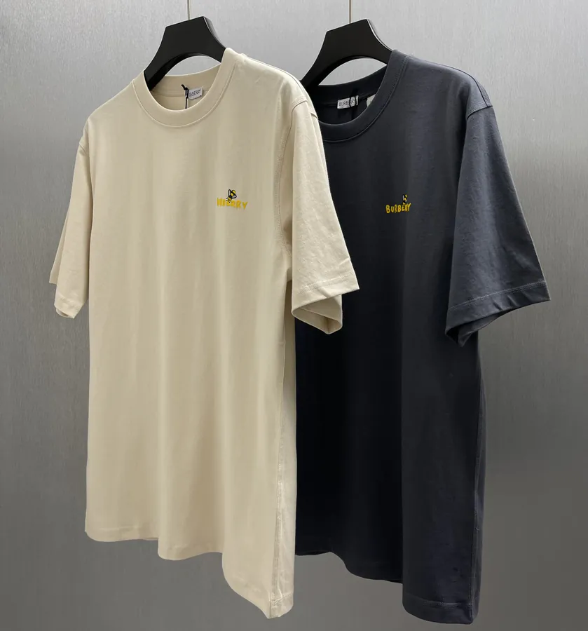 Burberry Round Neck T Shirt with Bees Print