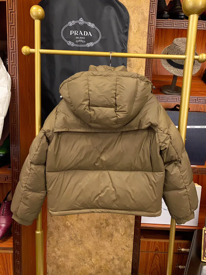 PRAD@ Ladies' Short Hooded Jacket