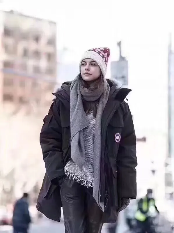 Canada Goose Far East 09 Down Jacket with Wild Coyote Fur Collar