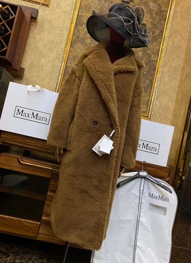 MaxMara Teddy Bear Bag in Grained Cashmere