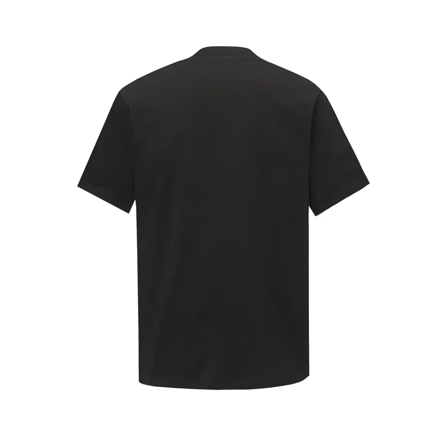 PRAD@ 25ss Colorful Letter Embroidered Round Neck T Shirt